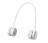 Husoiuy Ventilateur de Cou Portable Rechargeable | 5 Vitesses Silencieux Flexible Portable avec Affichage LED - À Porter Autour du Cou - pour Voyage Été Camping Croisière Extérieur Voiture Femmes