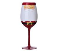 Husoiuy Verres de Noël, verres à vin de vacances - Arbre de Noël Père Aiguilles de Pin Tasse en Verre avec Tige | Décoration de verrerie de noël, pièce maîtresse de Table amusante pour le vin, le