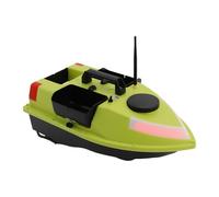 HUSPOO D20 Bateau à appât avec GPS et LED, 2 x 5200 mAh RC Nourriture pour poissons Bateau télécommandé 600 m, 99 points de pêche pour une alimentation précise au bord du lac, de la rivière (vert, sac