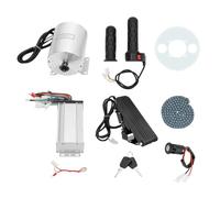 HUSPOO Kit de moteur sans balais 48-72 V/60 V/72 V 2000 W/3000 W avec contrôleur et accélérateur pour scooter électrique, moto, moto, kit de conversion (48-72 V 3000 W)