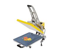 HUSPOO Presse à chaleur semi-automatique 40 x 50 cm 2500 W avec écran LCD, presse à chaud magnétique pour t-shirts et textiles, presse de transfert professionnelle pour bricolage et commerce