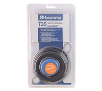 Husqvarna 537388101 Universel T35 Robinet Advance Droites Tige Tête de débroussailleuse avec Ligne .095-inch Prébobinée