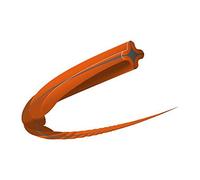 Husqvarna 597669110 Fil pour débroussailleuse, 2 mm/15 m, Orange/Gris