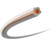 Husqvarna 597669201 Fil pour Tondeuse Orange/translucide 2 mm x 15 m