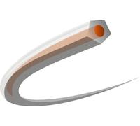 Husqvarna 597669241 Fil pour débroussailleuse, 3,3 mm, 240 m, orange/translucide