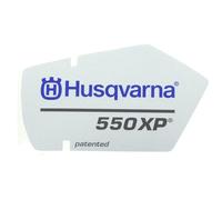 Husqvarna Autocollant de couvercle de démarreur tronçonneuse 550XP 523083203
