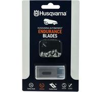 Husqvarna Automower Endurance - Lot de 6 lames avec vis - Trou oblong - Lame de qualité plus durable - Compatible avec tous les robots tondeuses Husqvarna/Gardena/McCulloch