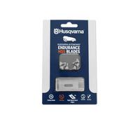 Husqvarna Lames Haute Vitesse en Acier au Carbone, 4 tranchants, durabilité doublée par Rapport aux Lames Classiques.