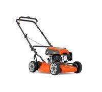 Husqvarna LB 144 Tondeuse à gazon à essence - Largeur de coupe 44 cm - Moteur 1,95 kW - Fonction mulching BioClip - Réglage central de la hauteur - Barre pliable - Idéal pour les jardins de petite à