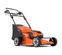 Husqvarna LC 142iS Tondeuse à Gazon sans fil - Largeur de coupe 42 cm - 36 V Li-ion - Entraînement par roue - PowerBoost - Mode Save - Réglage central de la hauteur - Barre pliable - Idéale pour les