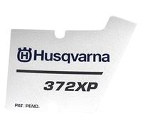 Husqvarna Numéro de pièce : 537230201 autocollant 372xp