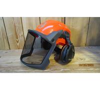 Husqvarna Profi Casque Forestier Ensemble De Protection Orange PVC