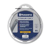 Husqvarna Titanium Force Fil de désherbage en copolymère de qualité Professionnelle avec Coupe-Fil de 42,6 m, 241,3 cm