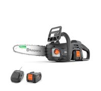 Husqvarna Tronçonneuse sans fil C15X-P4A, à piles (lithium-ion, 18 V, vitesse de coupe élevée) (avec batterie et chargeur)