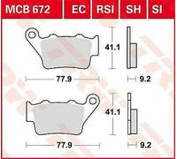 Husqvarna Wre 125 2011-2012 TRW Rsi Série Sindered Tout-Terrain Course de Freins