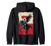 Hussard polonais Armure Guerrier Polska Heritage Power Sweat à Capuche