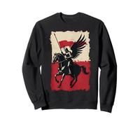 Hussard polonais Armure Guerrier Polska Heritage Power Sweatshirt