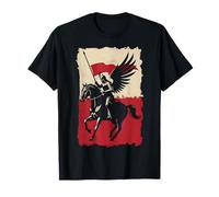 Hussard polonais Armure Guerrier Polska Heritage Power T-Shirt