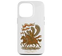 Hussards ailés polonais Charge Art de Combat médiéval Coque pour iPhone 13 Pro