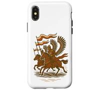 Hussards ailés polonais Charge Art de Combat médiéval Coque pour iPhone X/XS