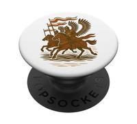 Hussards ailés polonais Charge Art de Combat médiéval PopSockets PopGrip Adhésif