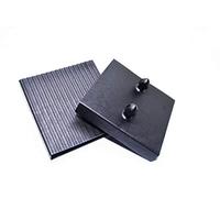 Husseinbolt - Lot de 4 supports de lattes de rechange (modèle B centre) pour lit simple, double, king size et queen size