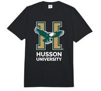Husson University Eagles Athletics Logo Comfort Colors Adult Heavyweight T-Shirt