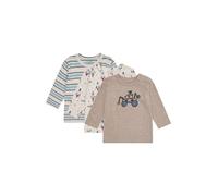 Hust & Claire T-Shirt 'Albert Rocket' crème / bleu clair / brocart / vert pastel, Taille 92