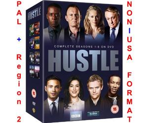 Hustle - Complete Series 1-8 Collection [NON-U.S.A. FORMAT: PAL + REGION 2 + U.K. IMPORT] (BBC) (Season 1/2/3/4/5/6/7/8)