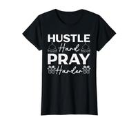 Hustle Harder Religion Musulmane Allah Dua T-Shirt Graphique avec Valeur
