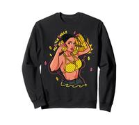 Hustle Skills Black Hustling Melanin Queen propriétaire d'entreprise Sweatshirt