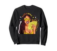 Hustle Skills Black Hustling Melanin Queen propriétaire d'entreprise Sweatshirt