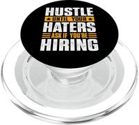 Hustle Until Your Haters Ask If You're Embauche - Entrepreneur PopSockets PopGrip pour MagSafe