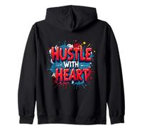« Hustle with Heart » - Travailler avec cœur et Esprit Sweat à Capuche