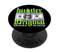 Hustler Money Maker, Billet de Cent Dollars, Boss Streetwear PopSockets PopGrip Adhésif