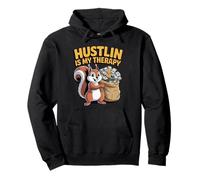 Hustlin is My Therapy Money Grind Motivation Hustle Life Sweat à Capuche