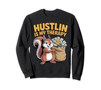 Hustlin is My Therapy Money Grind Motivation Hustle Life Sweatshirt