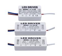 HUSXWKDQP LED Driver 300mA 1-3W 3-5W 4-7W 8-12W 12-18W 18-25W 25-36W LED Power Supply Unit 350mA AC90-265V Lighting Transformers for LEDs(3-5W 250mA)