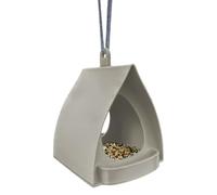 Hut-Shaped Outdoor Bird Feeder | Open-Design Hanging Bird Feeding Station, Mounted Feeder for Garden, Winter Balcony, and Outdoor Spaces; Great for Hummingbirds, Squirrels, and Wild Birds