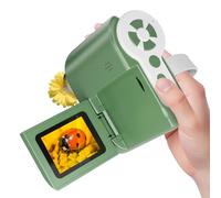 HUTACT Microscope Numérique Portable pour Enfants : 1000X Camera Microscope de Poche avec Ecran LCD 2.0" 4K pour École en Plein Air - Kits Sciences Edu Cadeaux pour Garçons Filles 8-12 (Vert)