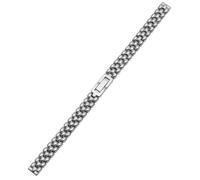 HUTBUVEAW Bracelet de montre en acier inoxydable 6 mm, 8 mm, 10 mm, argenté ou doré, bracelet de rechange for montre femme tendance.(Silver,14mm)