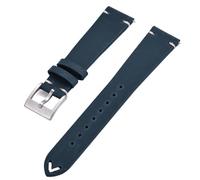 HUTBUVEAW Bracelet de montre en cuir à dégagement rapide for bracelets de montre 18mm 20mm 22mm bracelet de montre en cuir hommes femmes for diverses marques de montre(Blue,20mm)