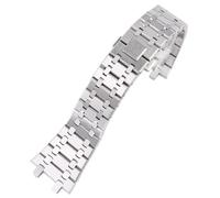 HUTBUVEAW Bracelet en Acier Inoxydable 316L, 26mm, for AP 15400, for Audemars Piguet Royal Oak GA2100 2110, Bracelet de Montre for Hommes