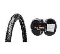 Hutchinson Cameleon-Pneu Vélo-VTT-Résistance-Tringles Rigides, Noir, 26 x 1,95 & Chambre à air de vélo. Mixte, Noir, 27,5 x 1,70 à 2,35