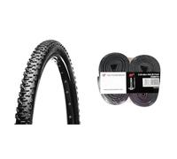 Hutchinson Cameleon-Pneu Vélo-VTT-Résistance-Tringles Rigides, Noir, 26 x 1,95 & SNC Cv657171 Lot de 2 Chambre à air de vélo Mixte, Presta, 26 x 1,70 à 2,35