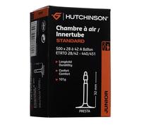 Hutchinson Chambre À Air-VTT-Standard-Résistance Et Anti-Crevaison-Valve Presta, Noir, Épaisseur 0.9 mm-32 MM-500 x 28-42 A