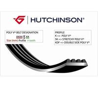HUTCHINSON 745 K 6 Courroie Poly-V