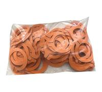 HUTCHINSON Rondelles à bocaux Lot de 100 85 mm (90 x 68 x 2,5 mm) Orange