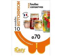 HUTCHINSON Lot de 10 Rondelles universelles 2 nez - D 80 / 56 x 2,5 mm