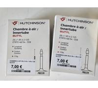 HUTCHINSON Lot de 2 chambres à air 26 x 1.85-2.125 presta 48 mm